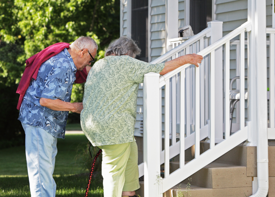 Stairs, seniors and falls